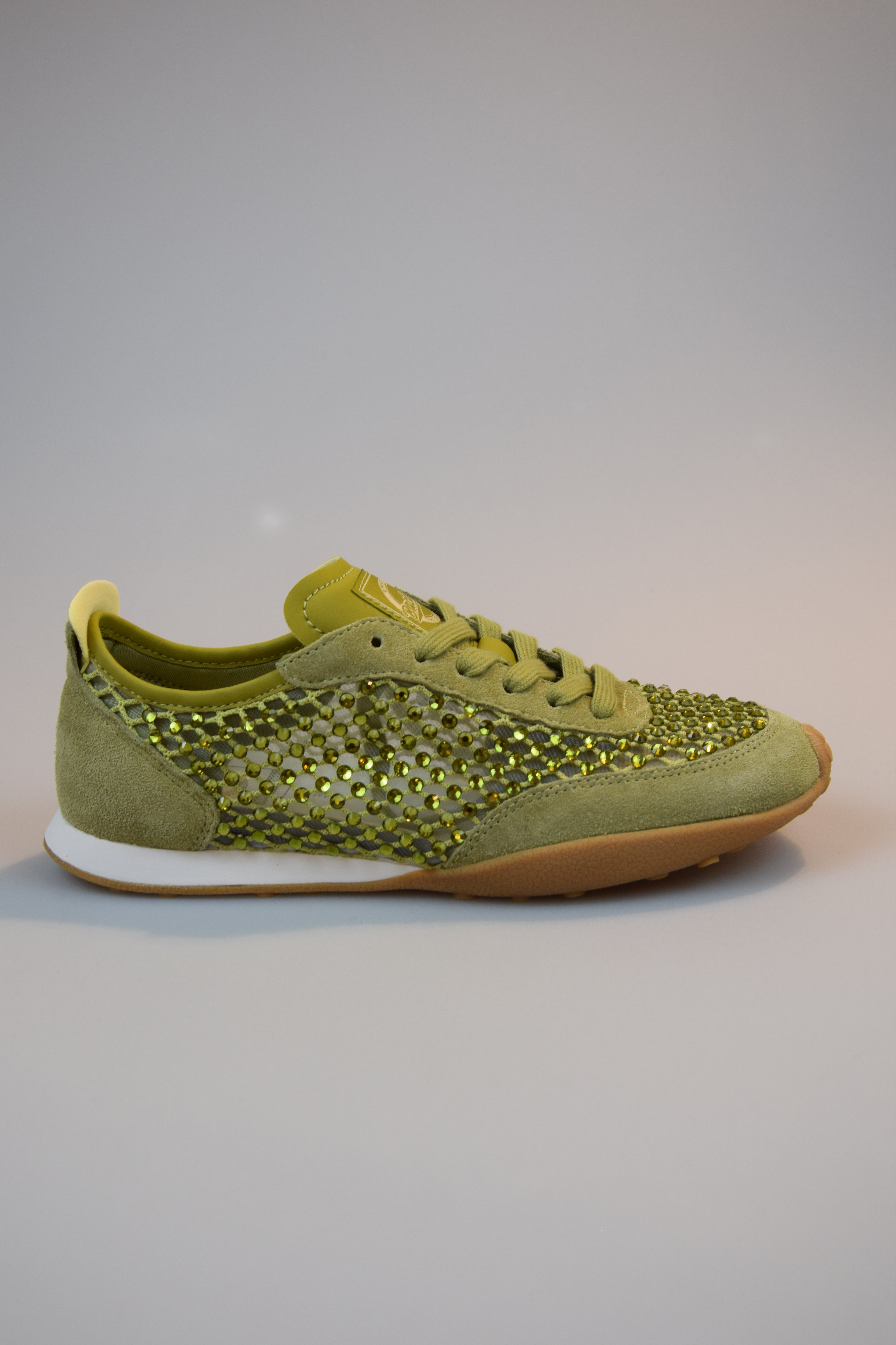 Back70 Sneaker Olive Strass