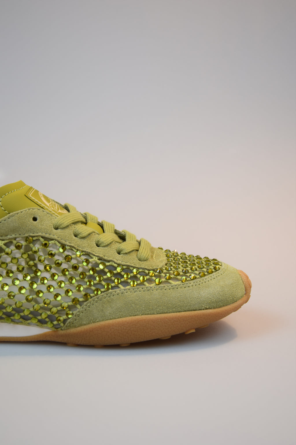 Back70 Sneaker Olive Strass