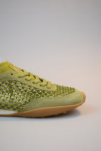 Back70 Sneaker Olive Strass