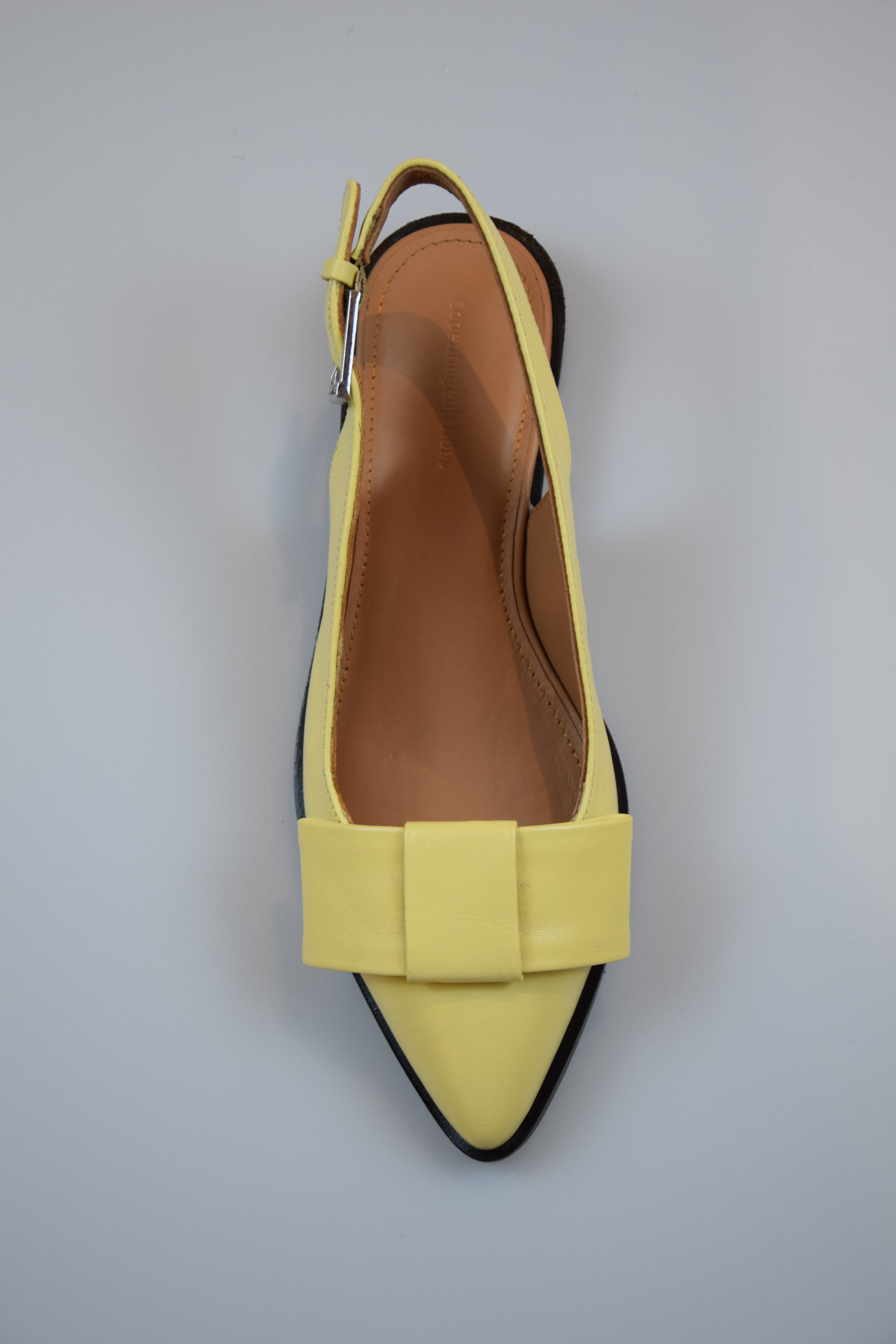 Copenhagen Shoes Slingback Yellow 'City Walk'