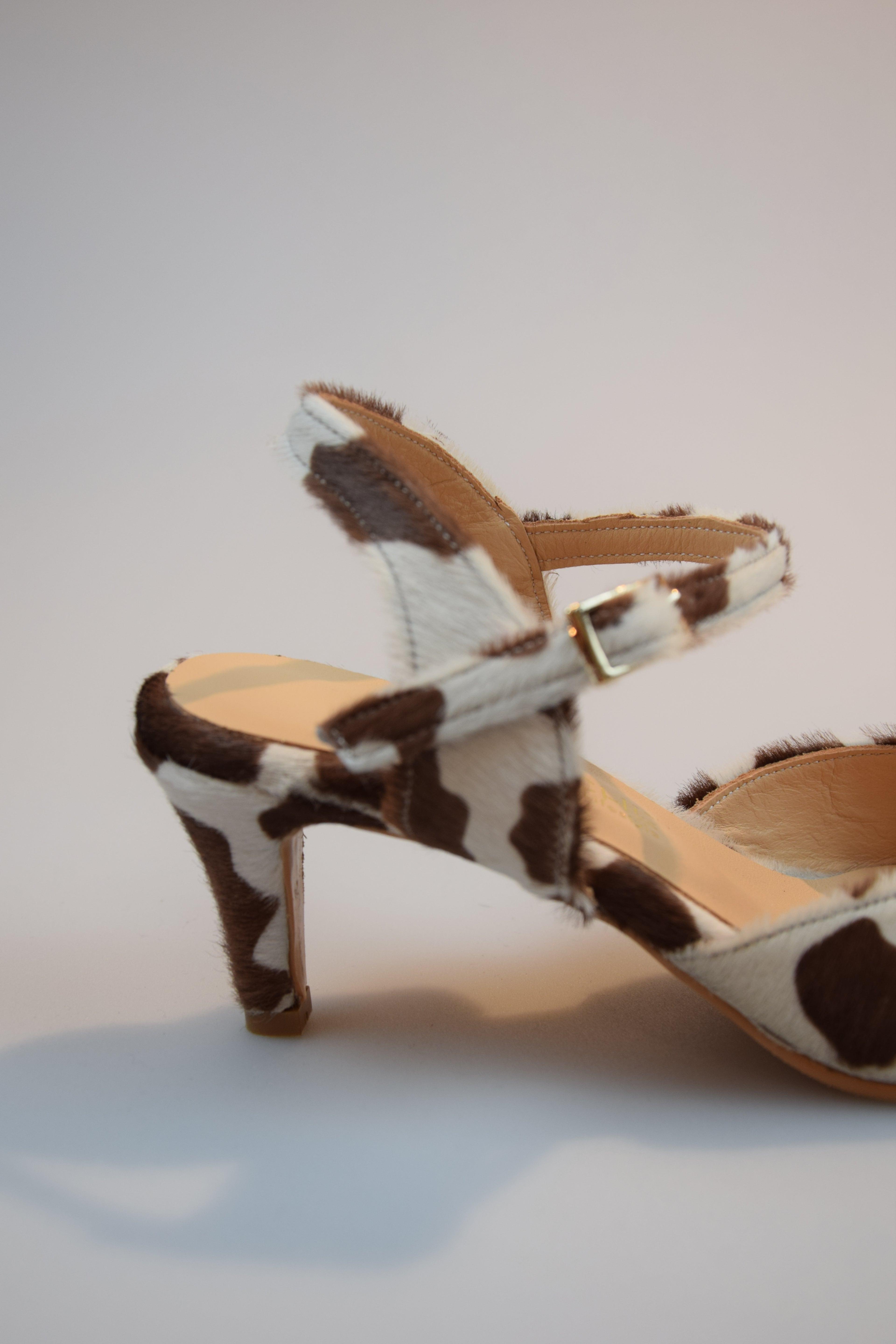 Babouche slingback Anna Cow