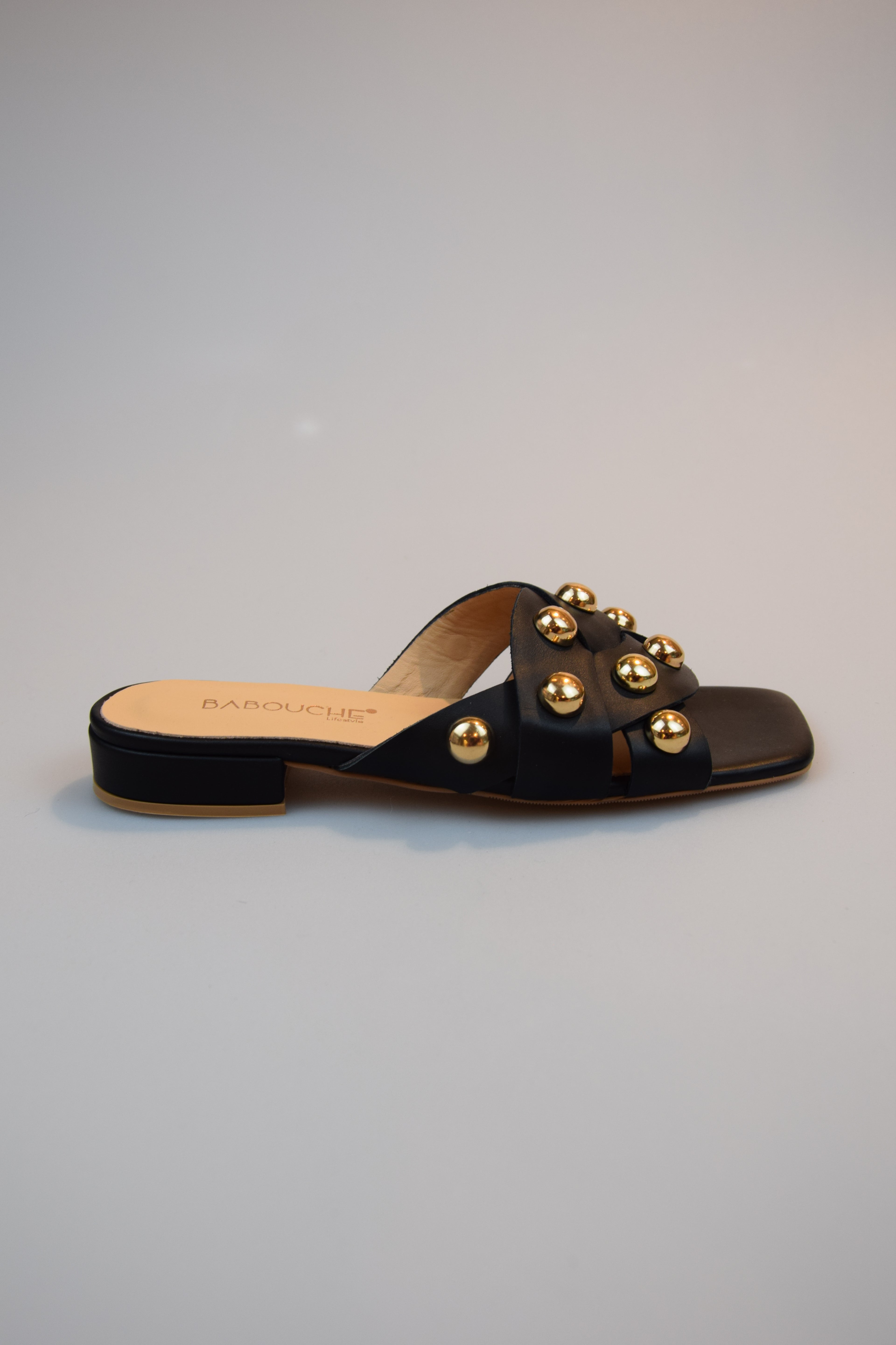 Babouche Sandal Sabien Black