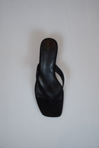 Kitty Heel Black Suede