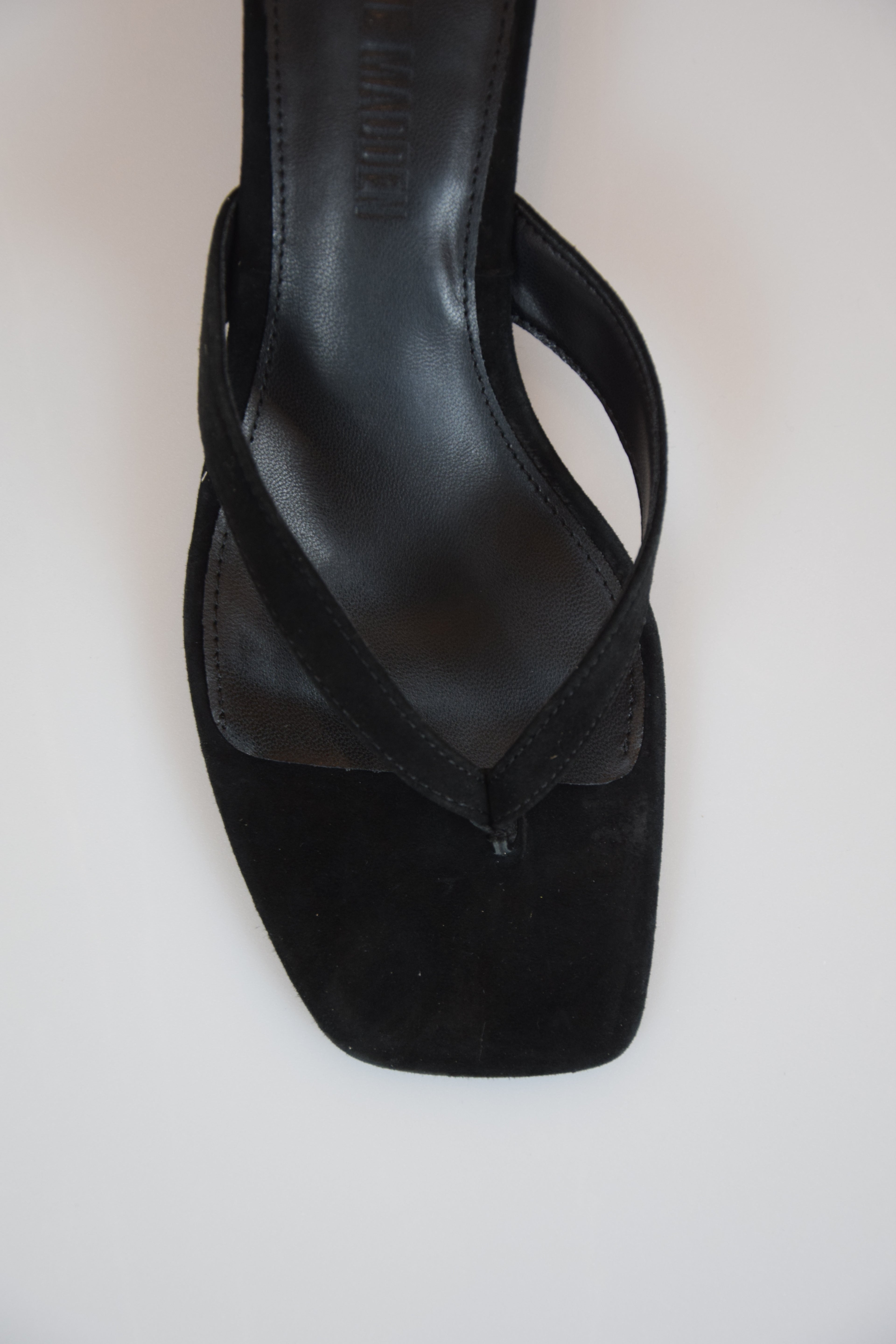 Kitty Heel Black Suede