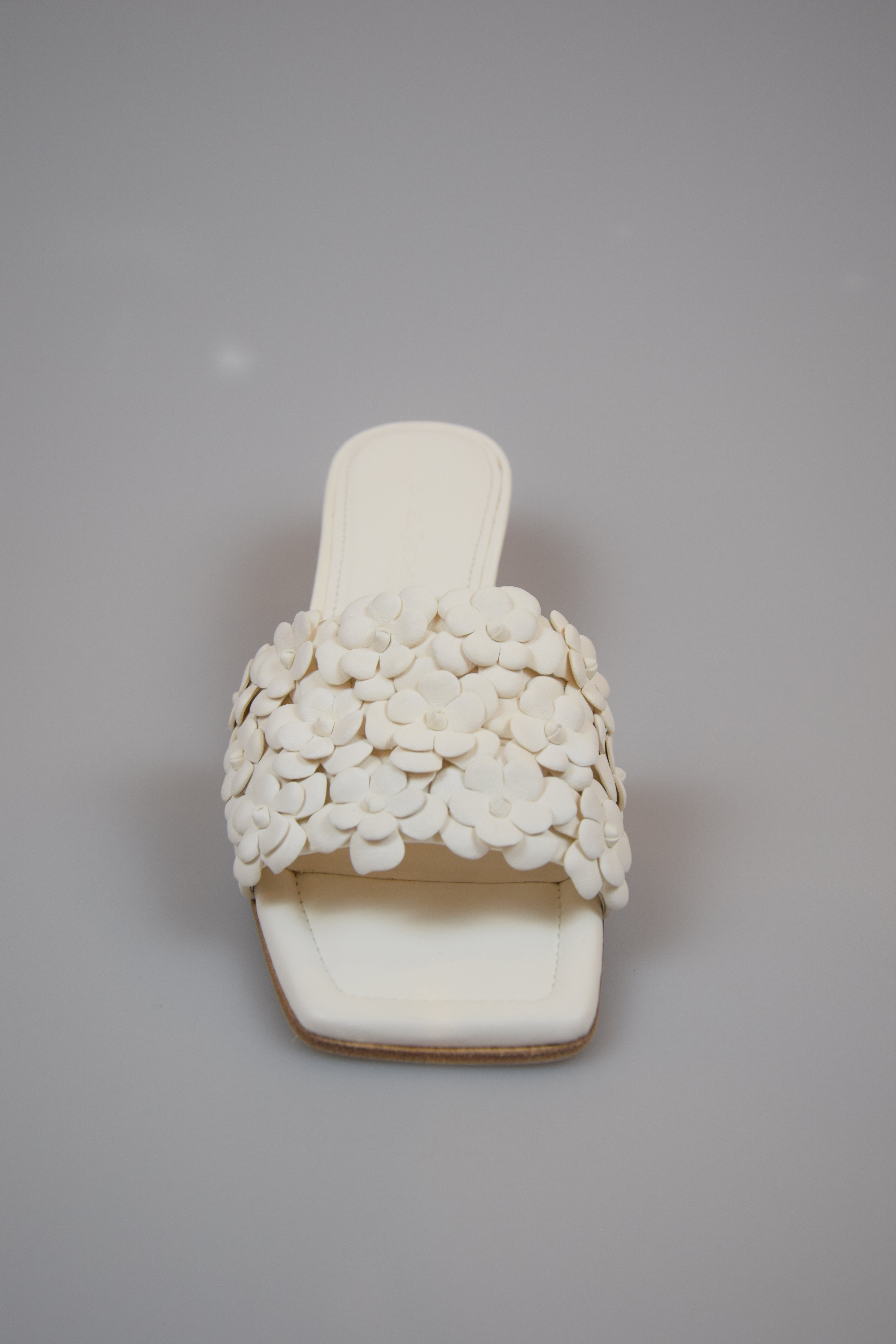 K&S Mule Kitten Heel Nappa Butter