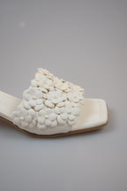 Mule Kitten Heel Nappa Butter