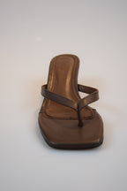 Toral Kitty Heel Brown