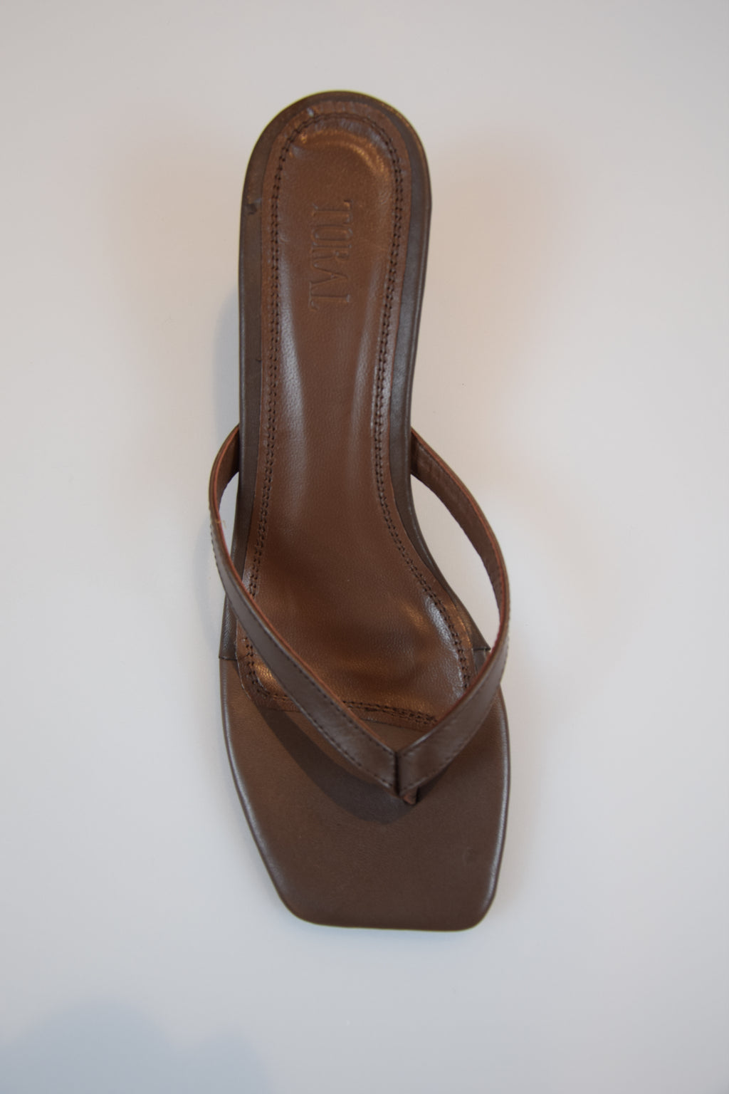 Toral Kitty Heel Brown