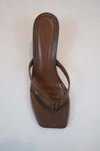 Toral Kitty Heel Brown