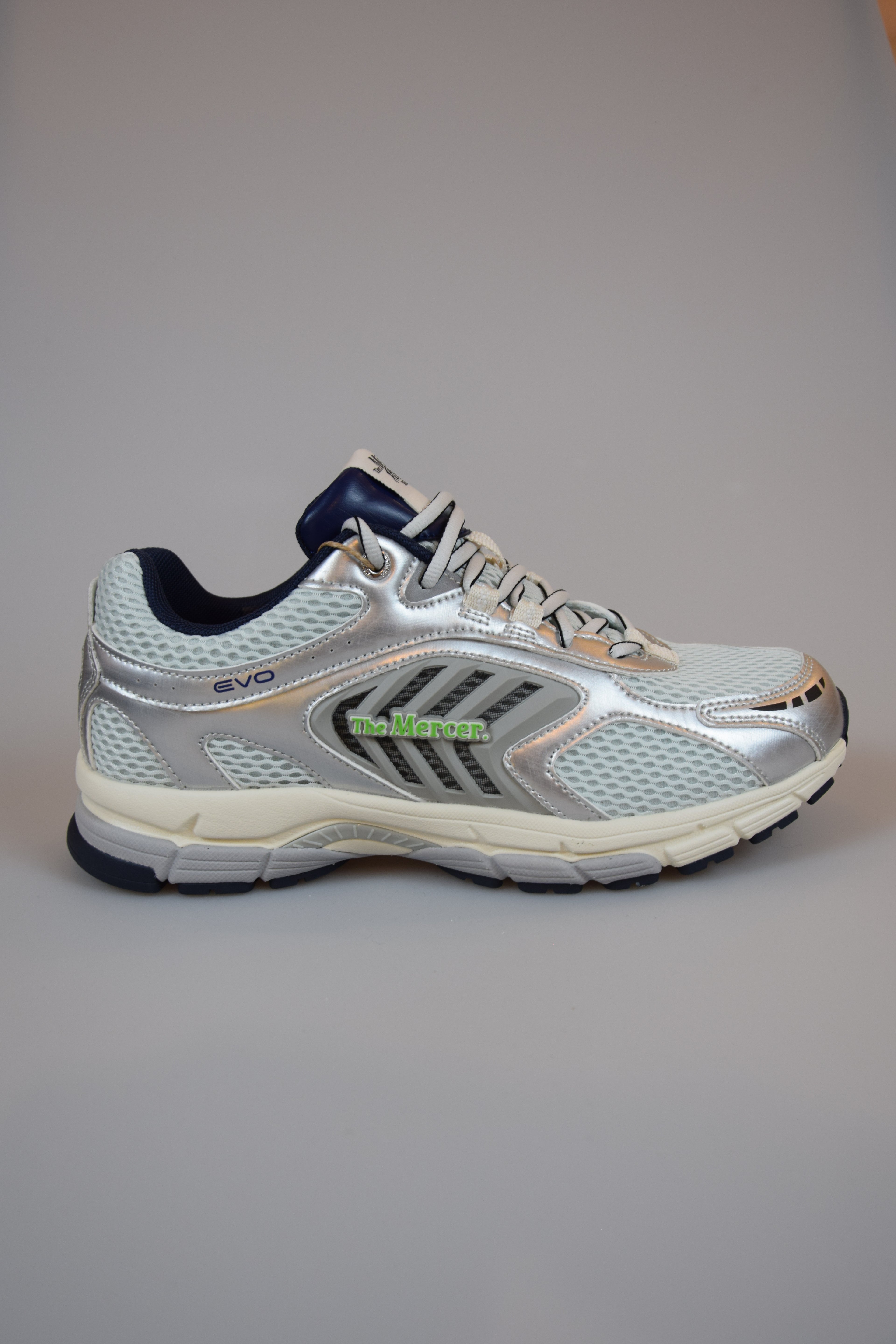 Mercer Sneaker The Re-Run Evo Silver