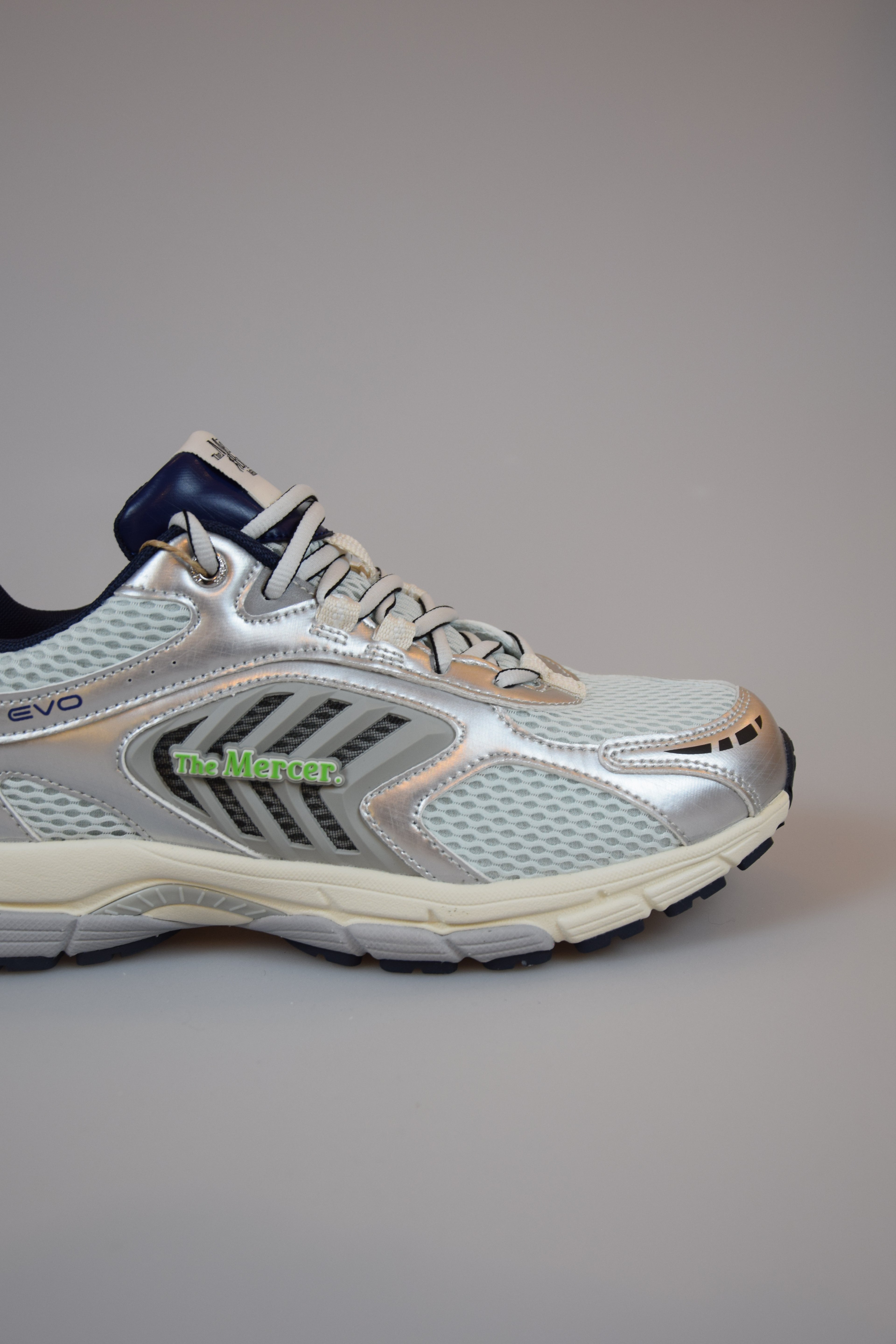 Mercer Sneaker The Re-Run Evo Silver
