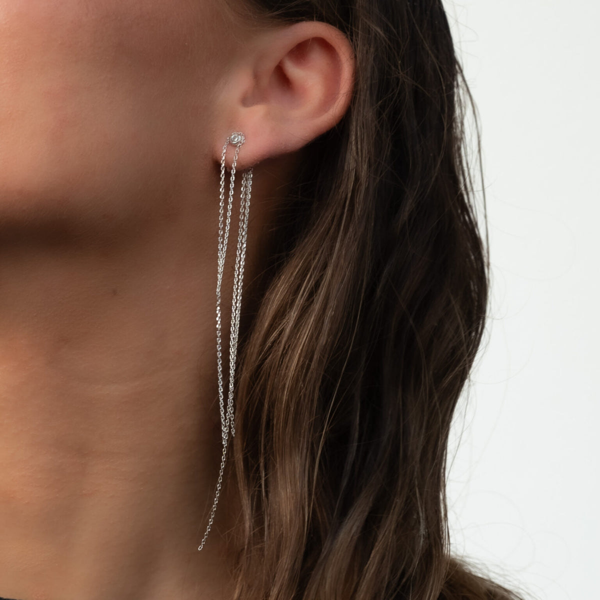 IsaFlore Single earring Lois Silver
