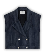 Homage Gilet Pinstripe