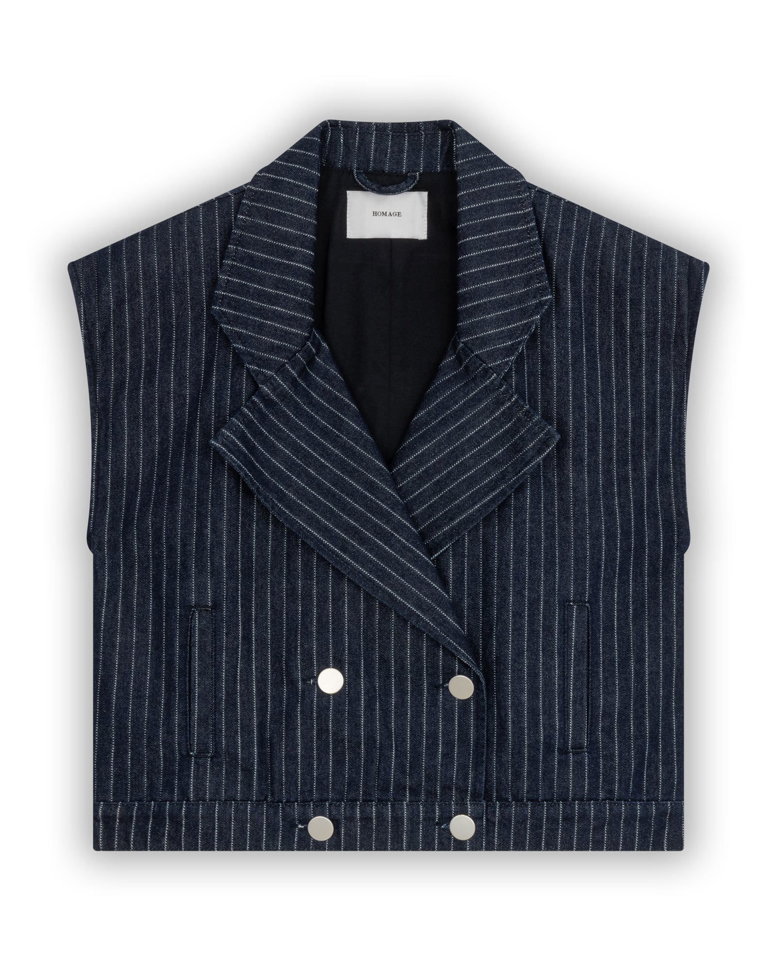 Homage Gilet Pinstripe