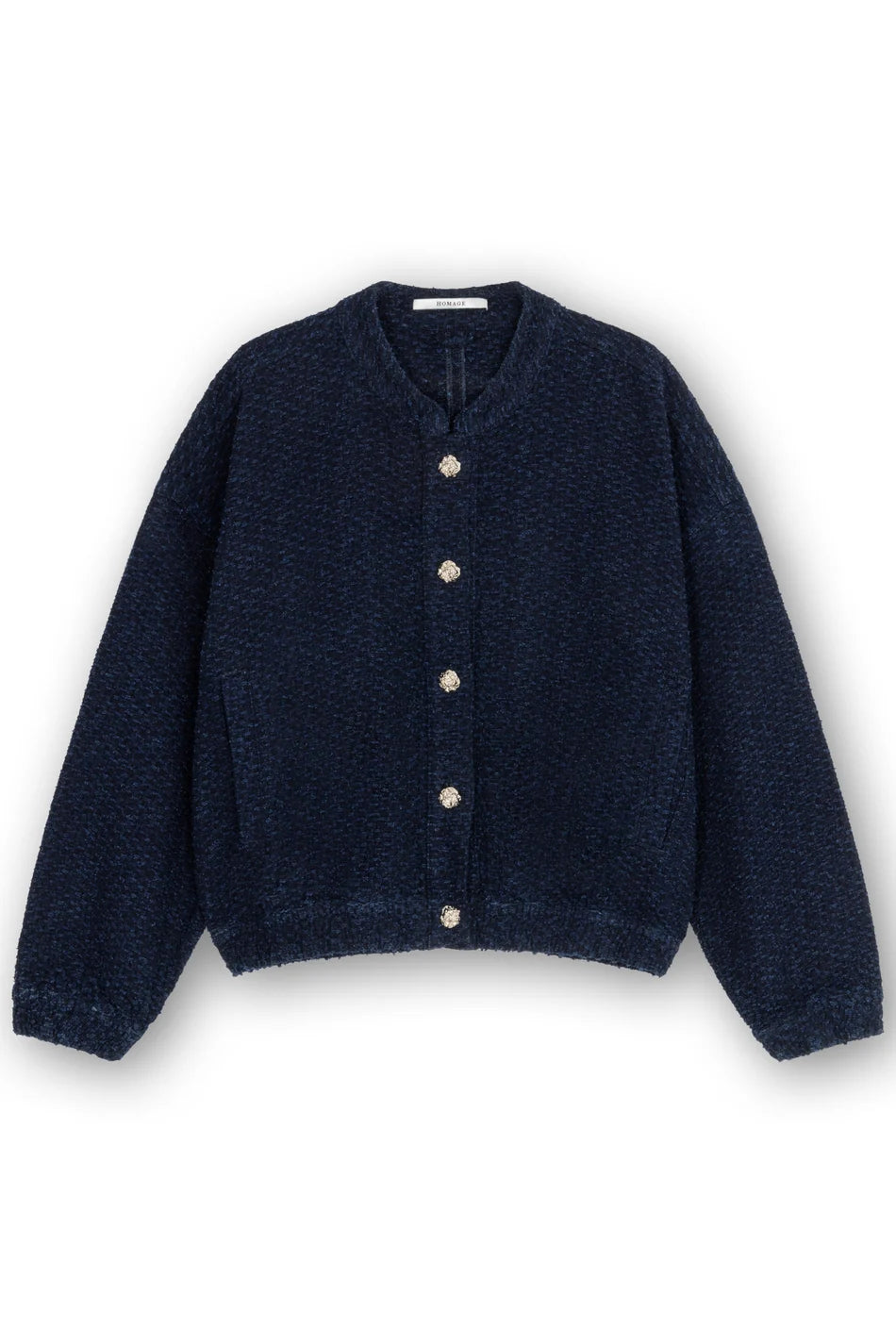 Homage Bomber Denim Boucle