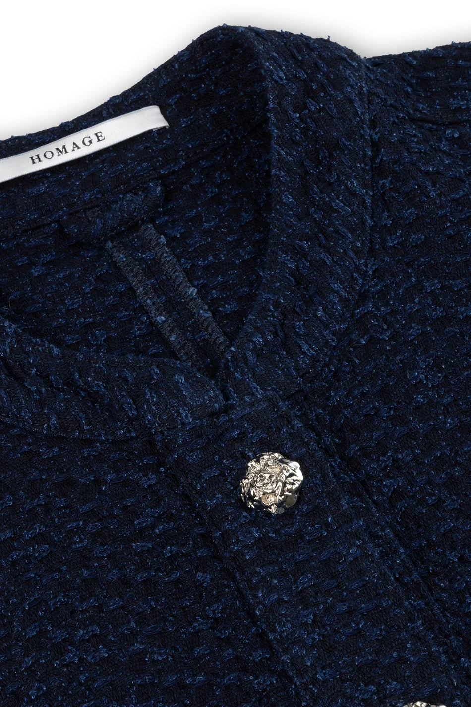 Homage Bomber Denim Boucle