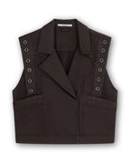 Homage Gilet Dark Brown