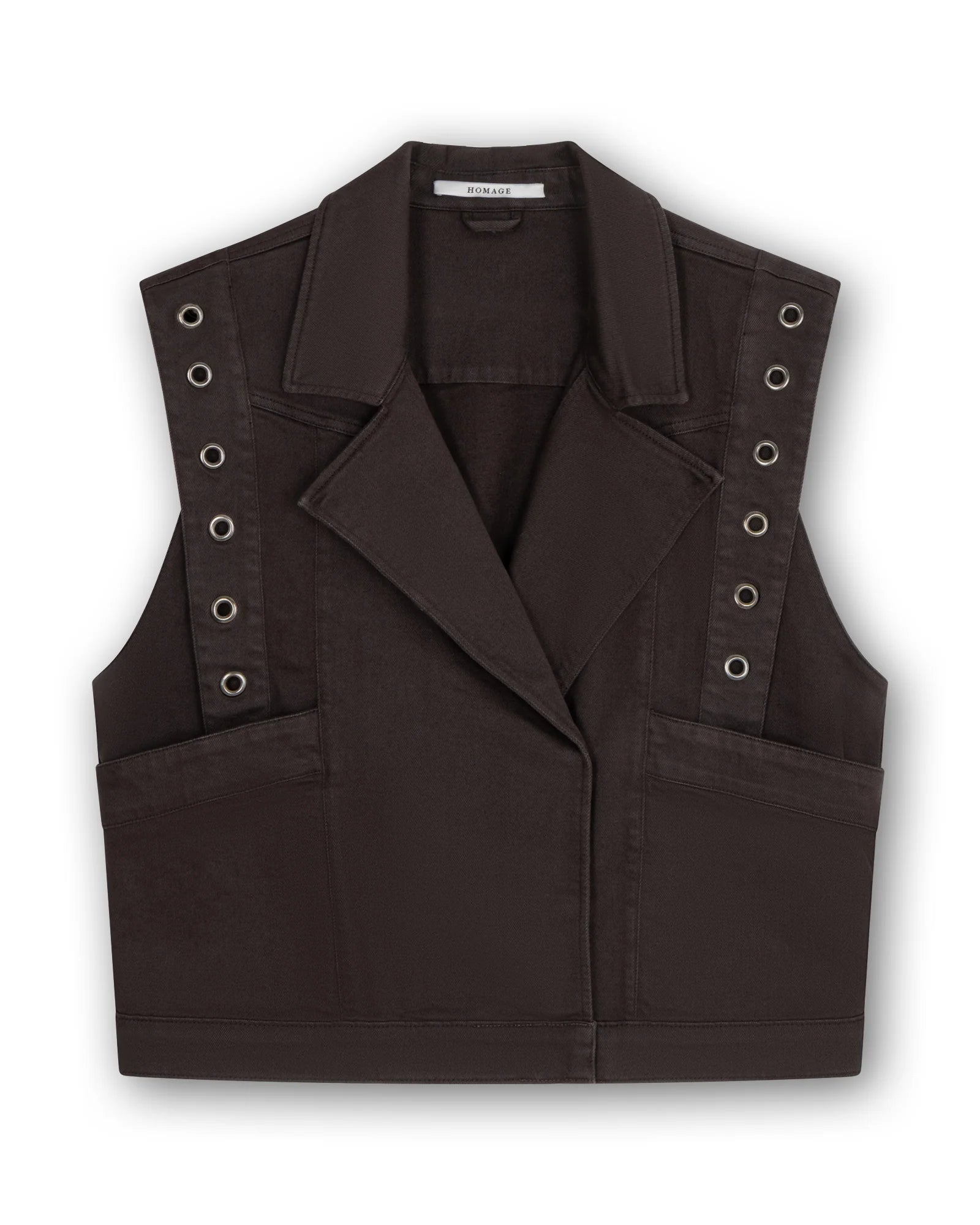 Homage Gilet Dark Brown