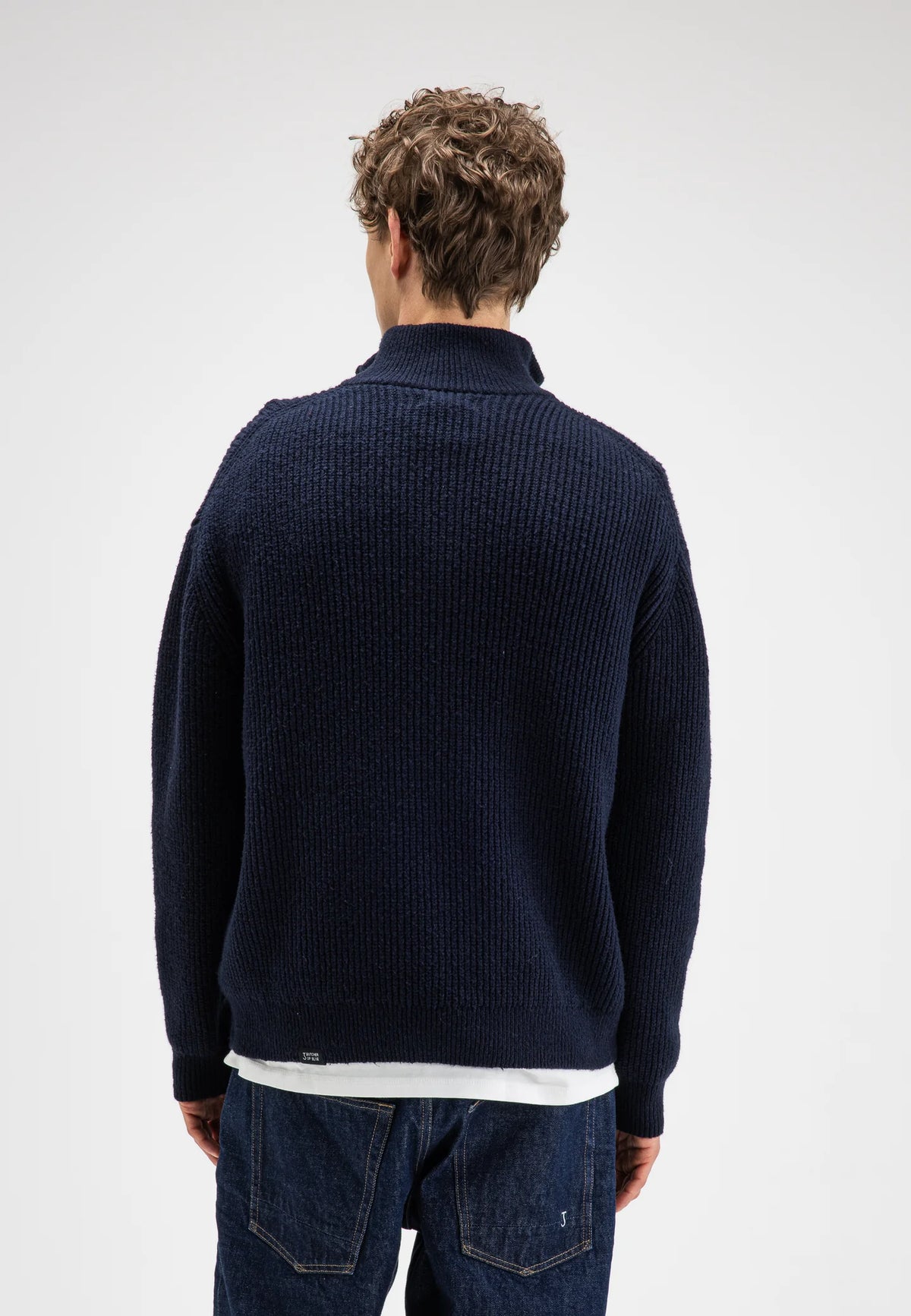 Butcher of Blue Half zip Blue