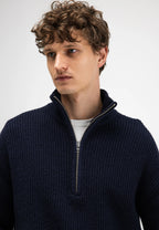 Butcher of Blue Half zip Blue