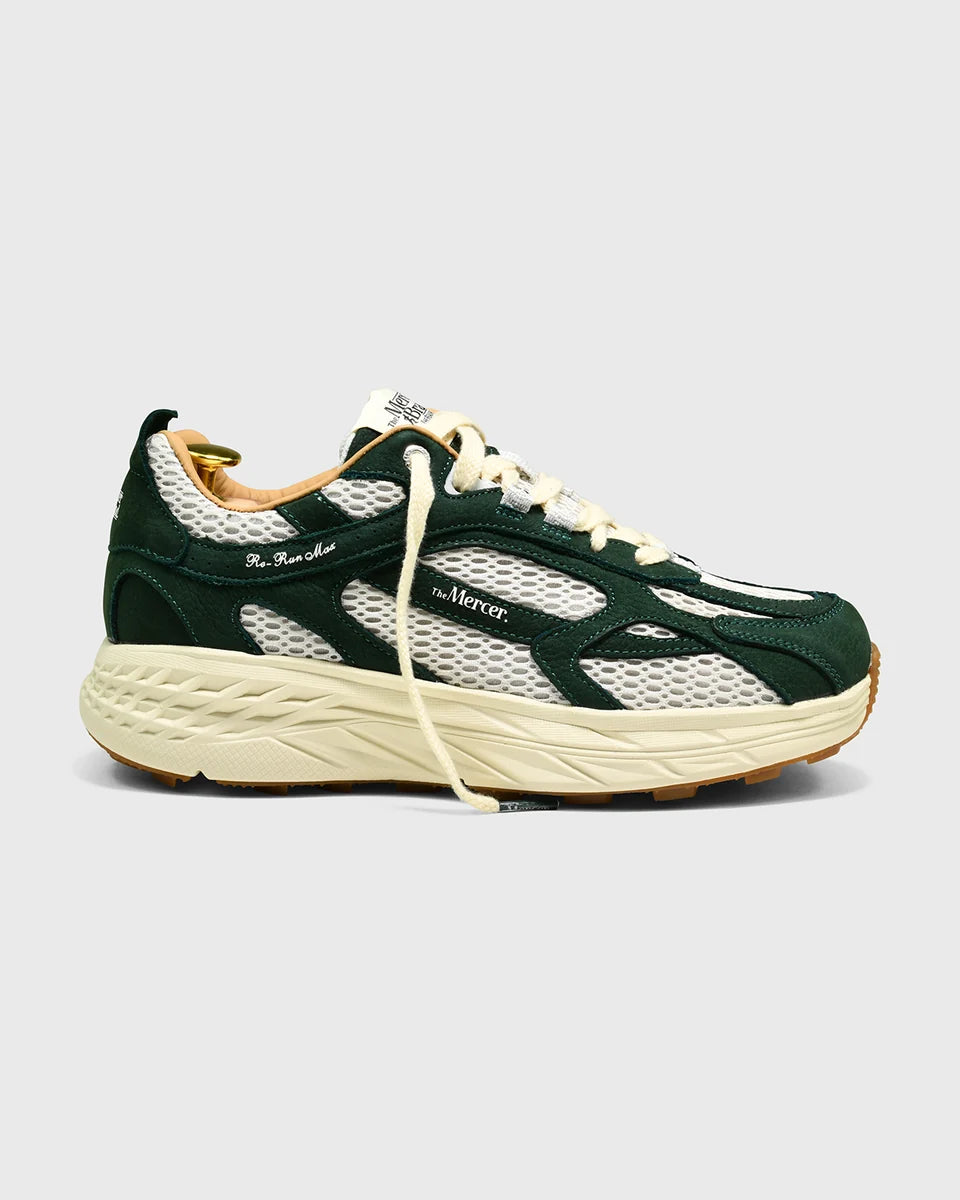 Mercer Sneaker The Re-Run Max Nubuck Green