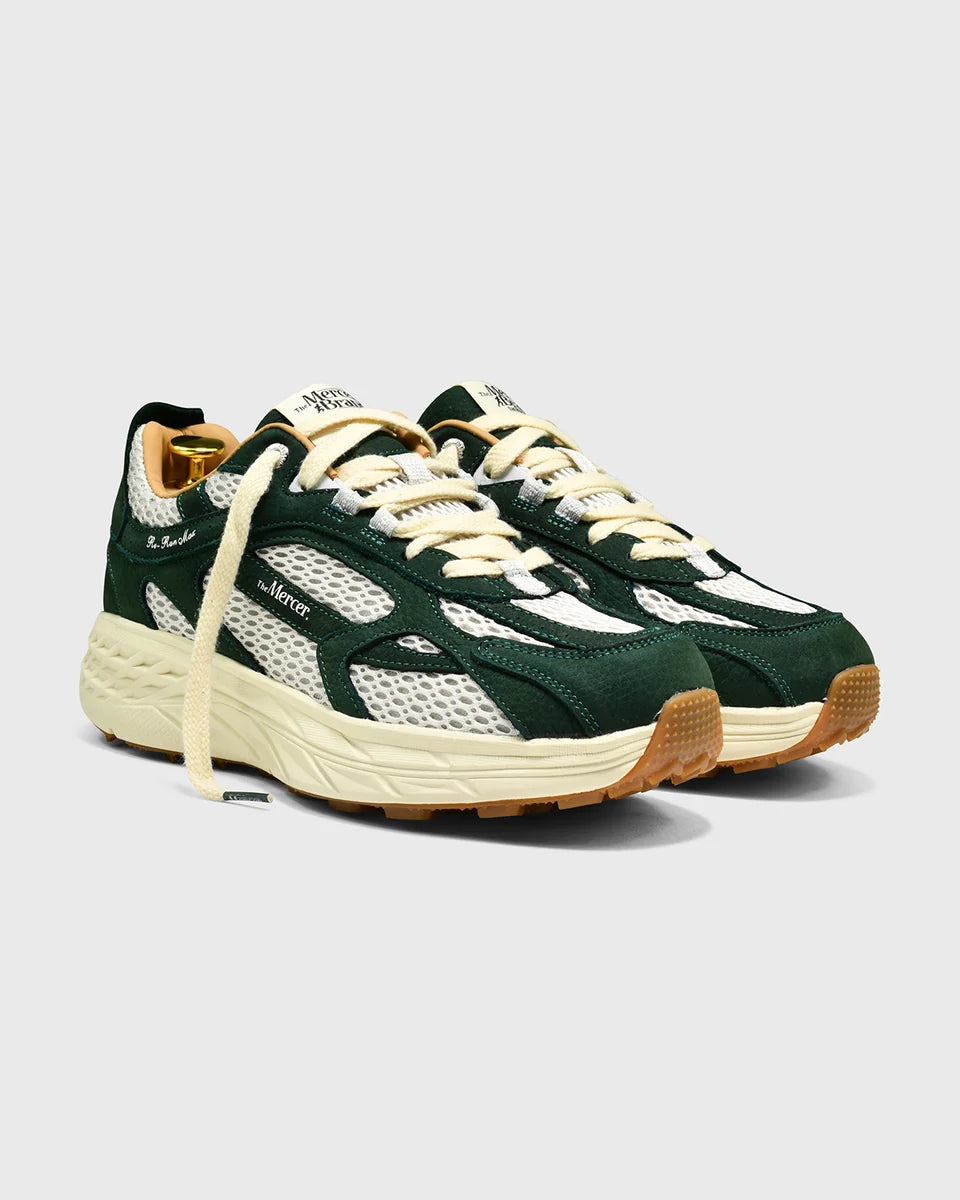 Mercer Sneaker The Re-Run Max Nubuck Green