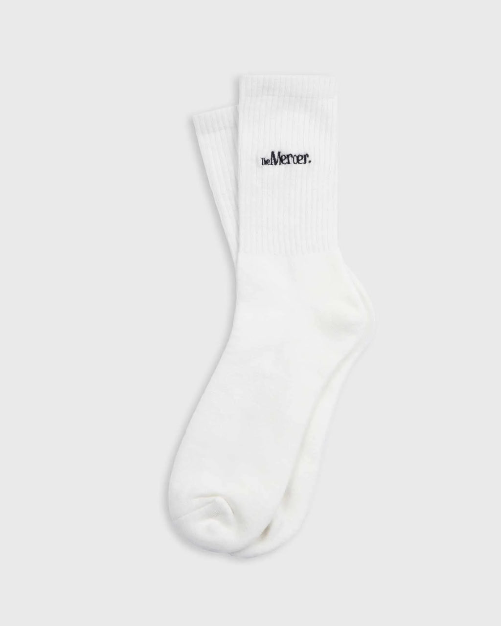 The Mercer Socks White