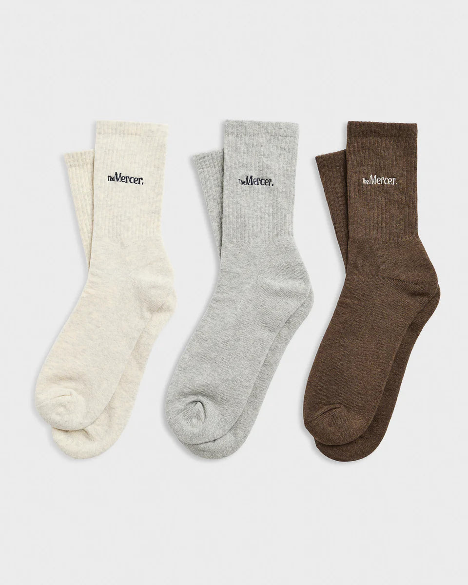 Mercer Sokken 3-pack