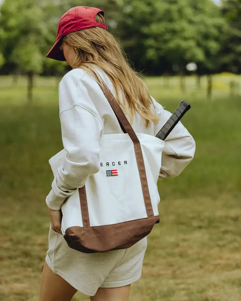 Mercer Canvas Tas Brown