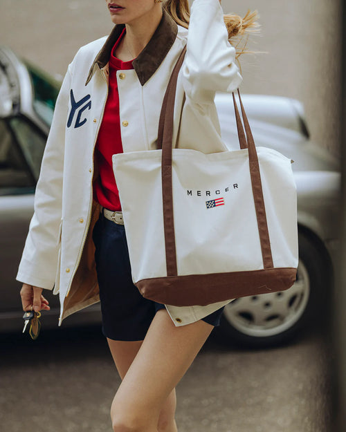 Mercer Canvas Tas Brown