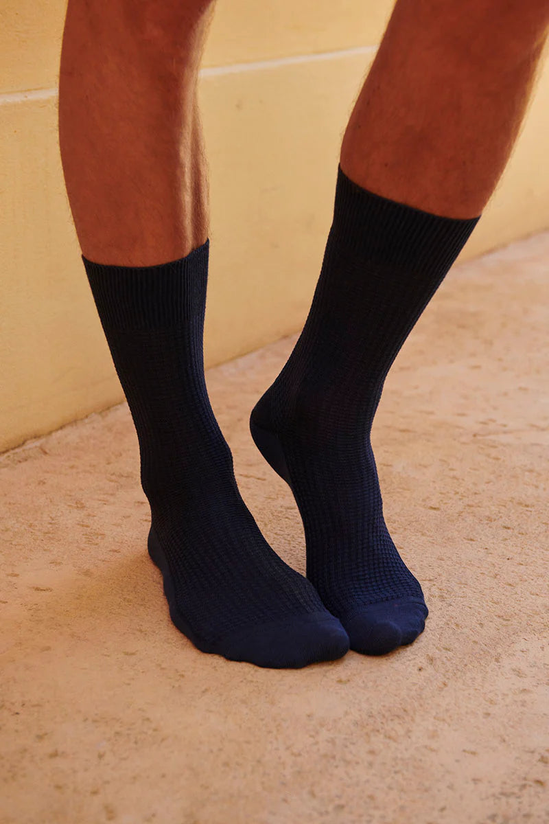 Socks Aksel Navy
