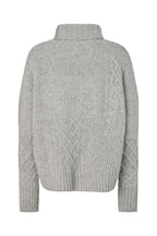 Rabens Saloner Patchwork Knit Crew