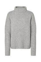 Rabens Saloner Patchwork Knit Crew