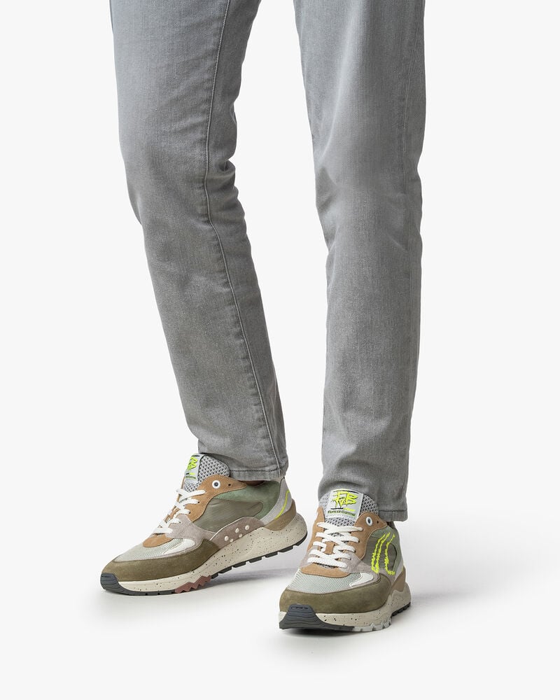 Floris van Bommel sneaker De Treener Green
