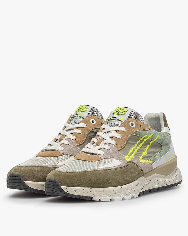 Floris van Bommel sneaker De Treener Green