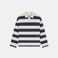Pockies Striped Polo Navy