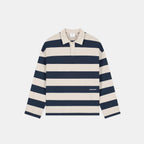 Pockies Striped Polo Navy