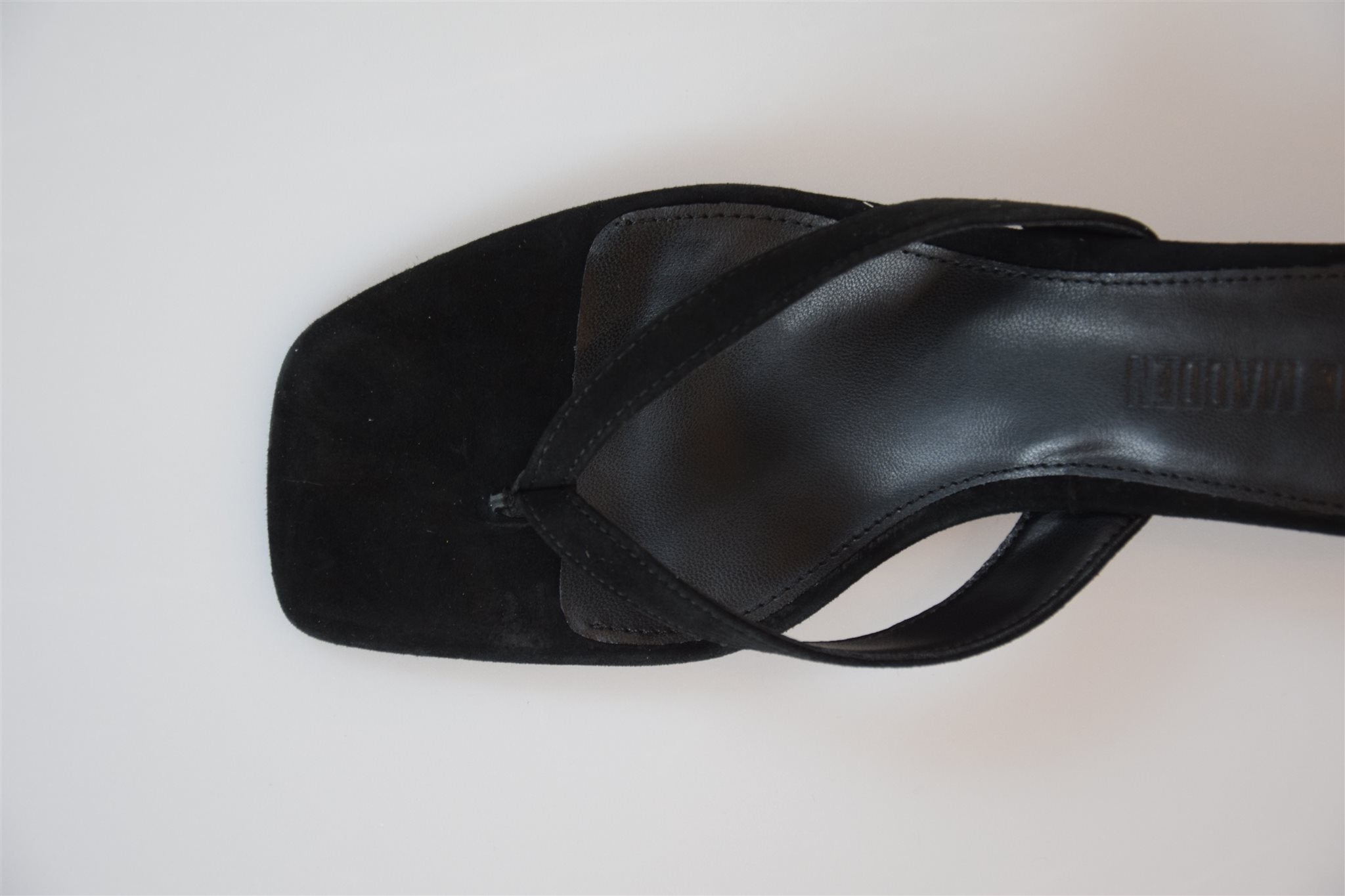Kitty Heel Black Suede