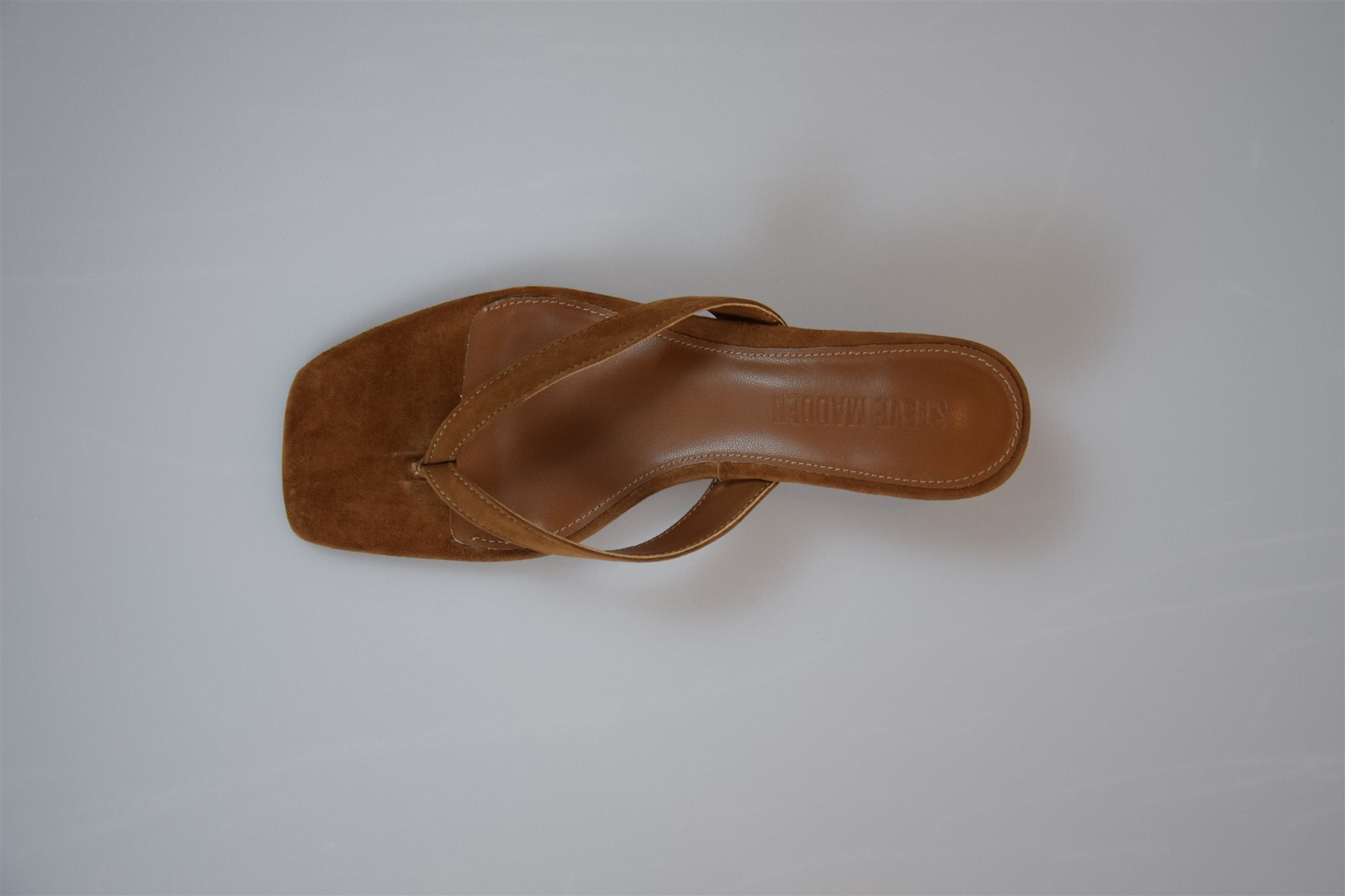 Kitty Heel Cognac Suede