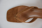Kitty Heel Cognac Suede