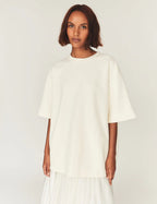 The Garment Bow Tee Cream