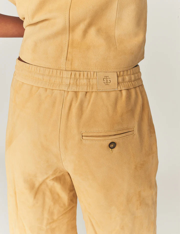 The Garment Suede Camp Short