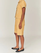The Garment Suede Camp Short