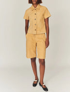 The Garment Suede Camp Short