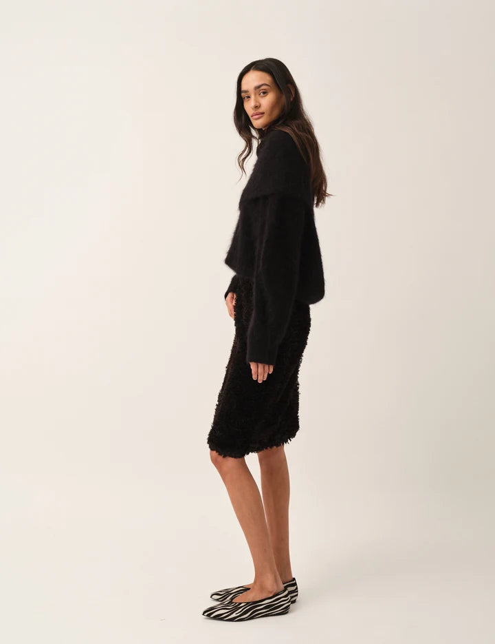 The Garment Roma Neck Black