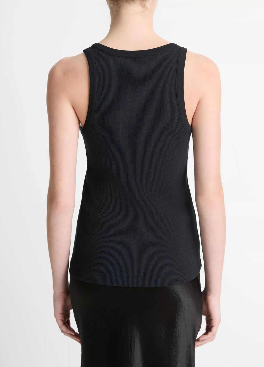 Vince Scoop Tank Top Black