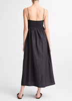 Vince The Tie Smocked Dress