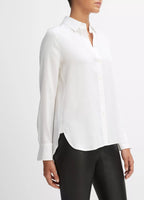 Vince Slim Fitted Blouse White