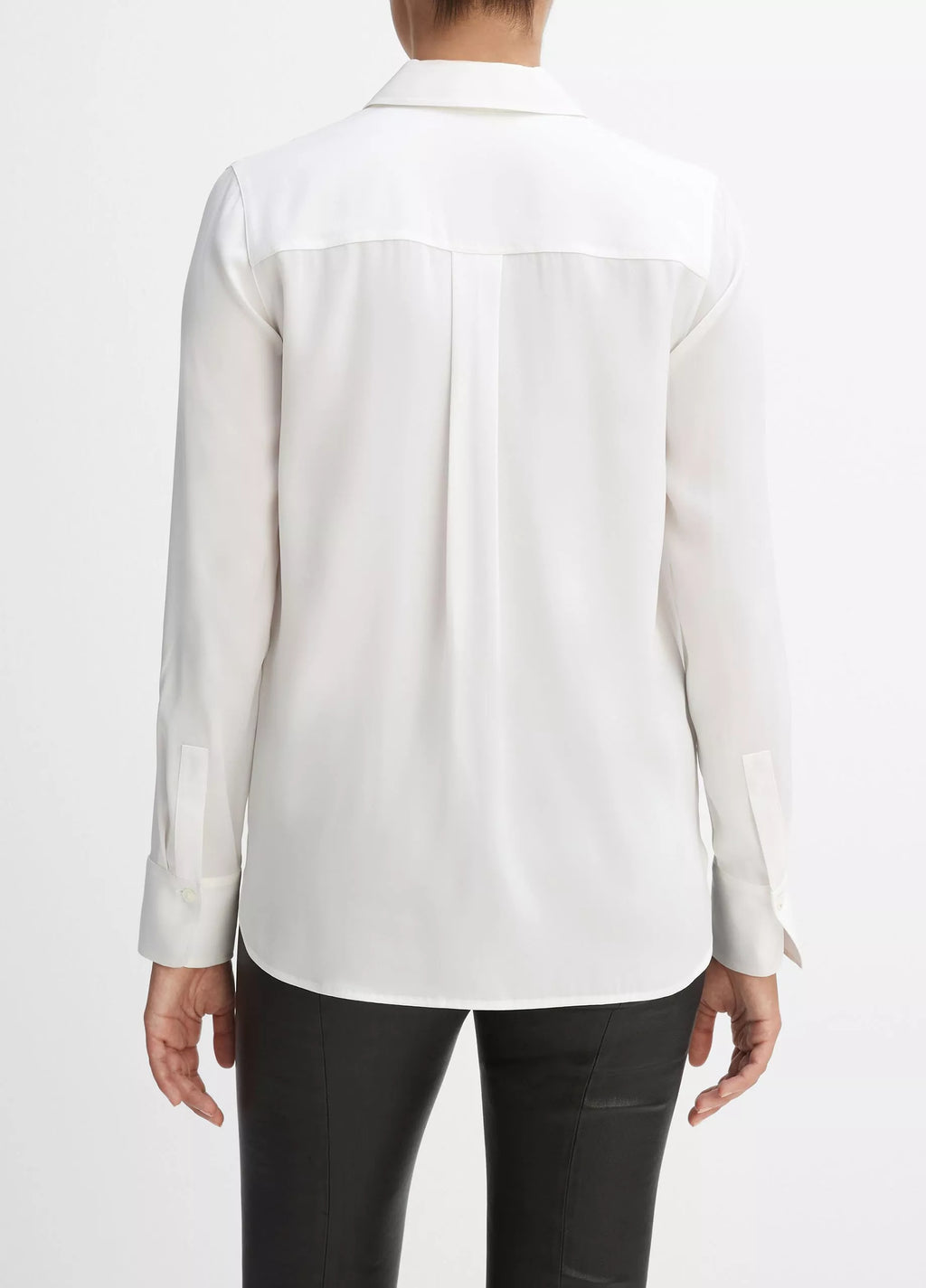 Vince Slim Fitted Blouse White