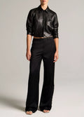 Vince Pantalon Lace Trim Black